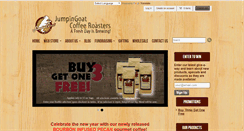 Desktop Screenshot of jumpingoatcoffeeroasters.com